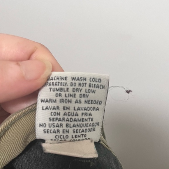 VINTAGE L.e.I Surplus Y2K Wide Leg Bare Back Cargo Pants Size 11 / 32 inch Waist - Picture 8 of 14